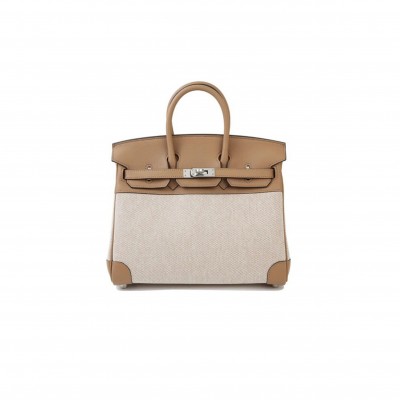 HERMÈS MASTER BIRKIN 25 IN TOILE SWIFT LEATHER (25*20*13cm)